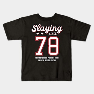 42nd Birthday Gift Slaying Since 1978 Kids T-Shirt